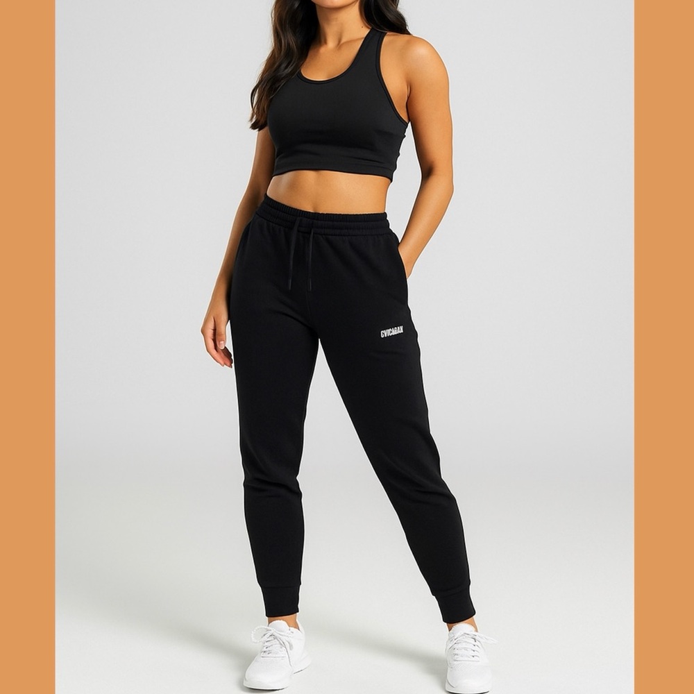 Gymshark Black Track Pants for Women